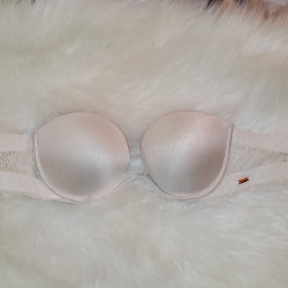 Victoria's Secret PINK 32A Strapless white bra
